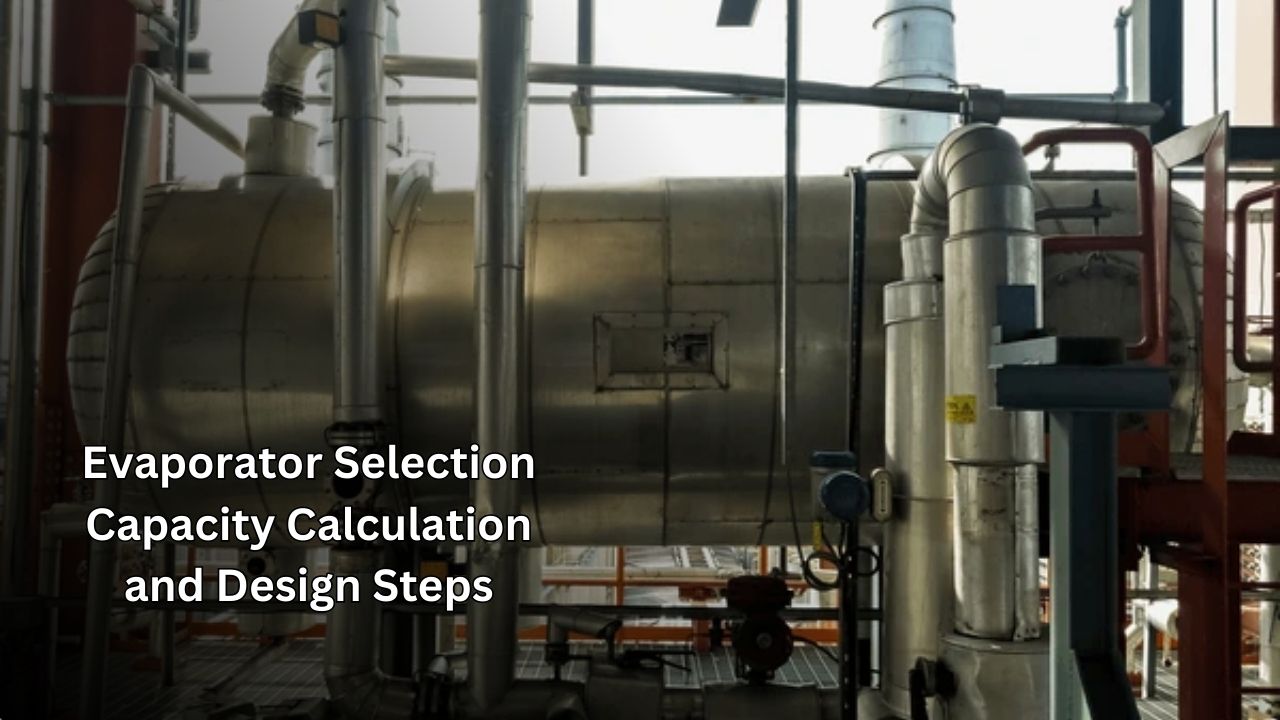 Evaporator selection guide, evaporator capacity calculation, industrial ...