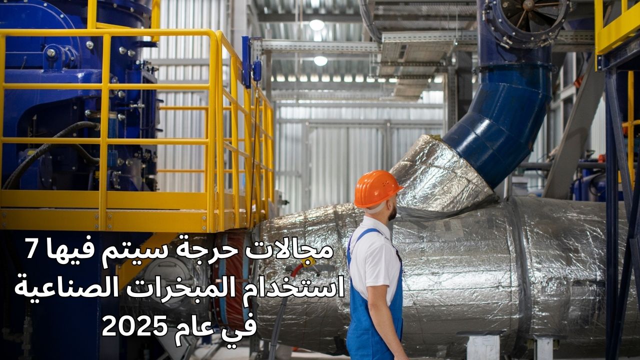 7 مجالات حرجة سيتم فيها استخدام المبخرات الصناعية في عام 2025