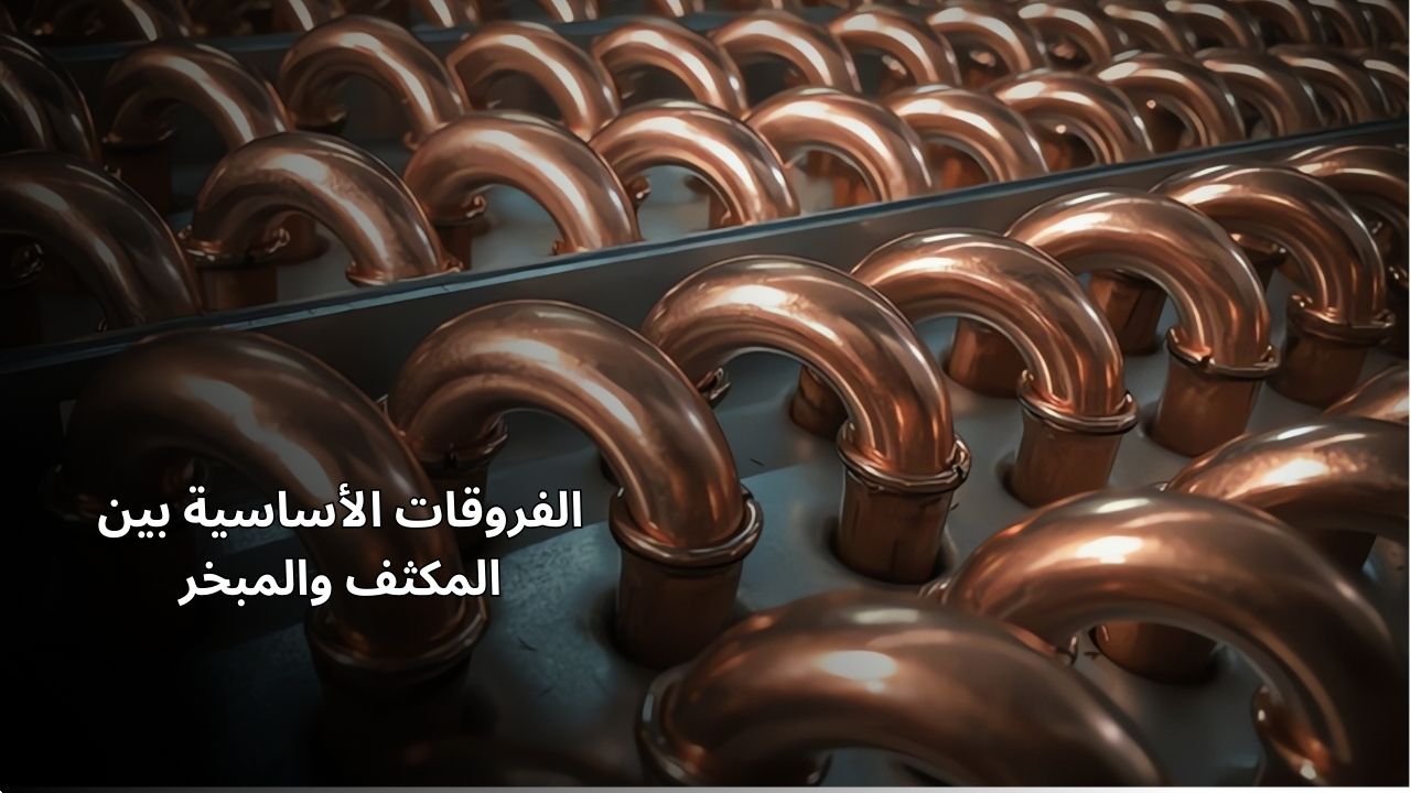 الاختلافات الرئيسية بين المكثفات والمبخرات