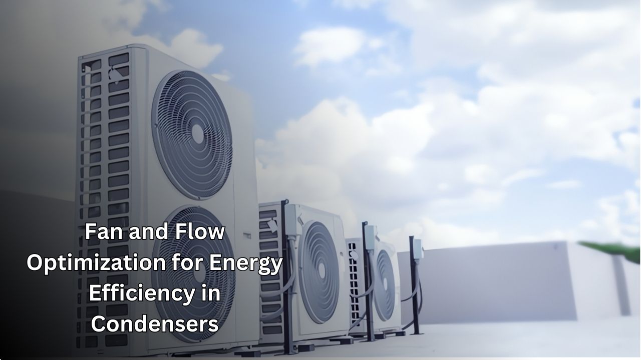 Fan and Flow Rate Optimization for Energy Efficiency in Condensers