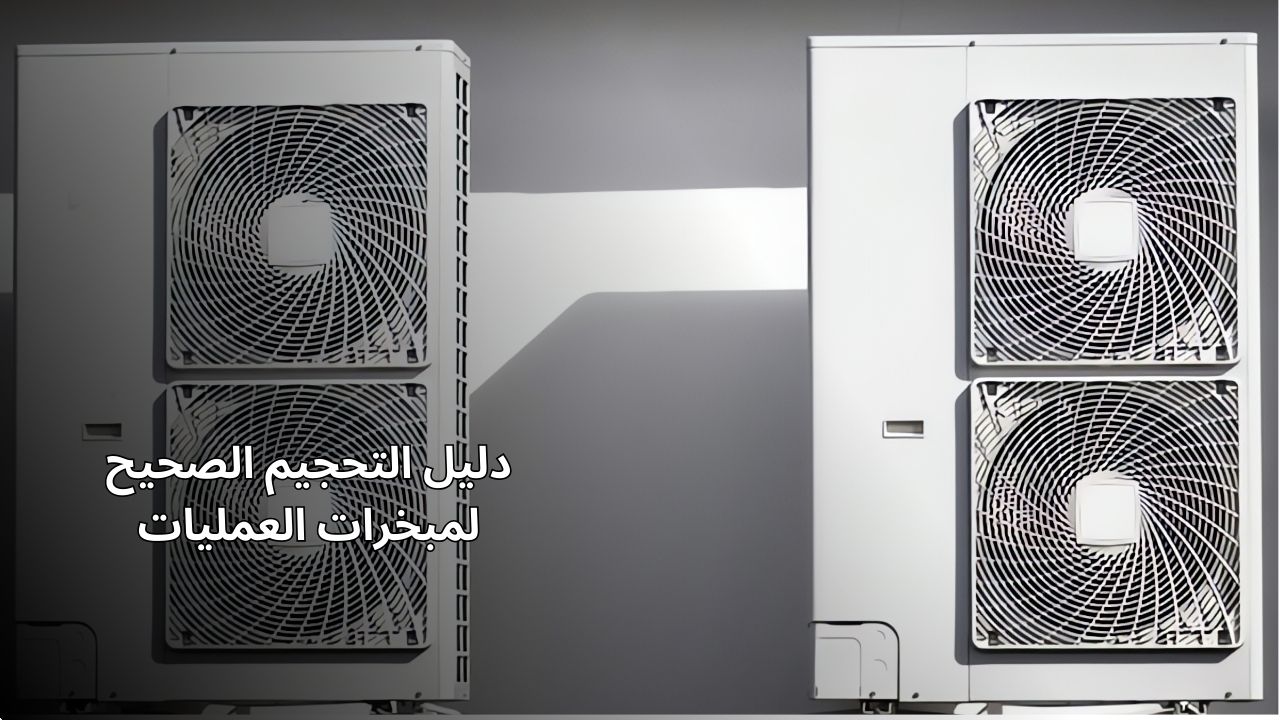 دليل للتحجيم المناسب لمبخرات العملية